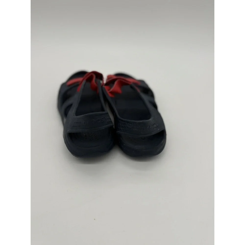 Crocs Comfort Swiftwater River Sandals Kids Size J3 Unisex Navy/Red 204988